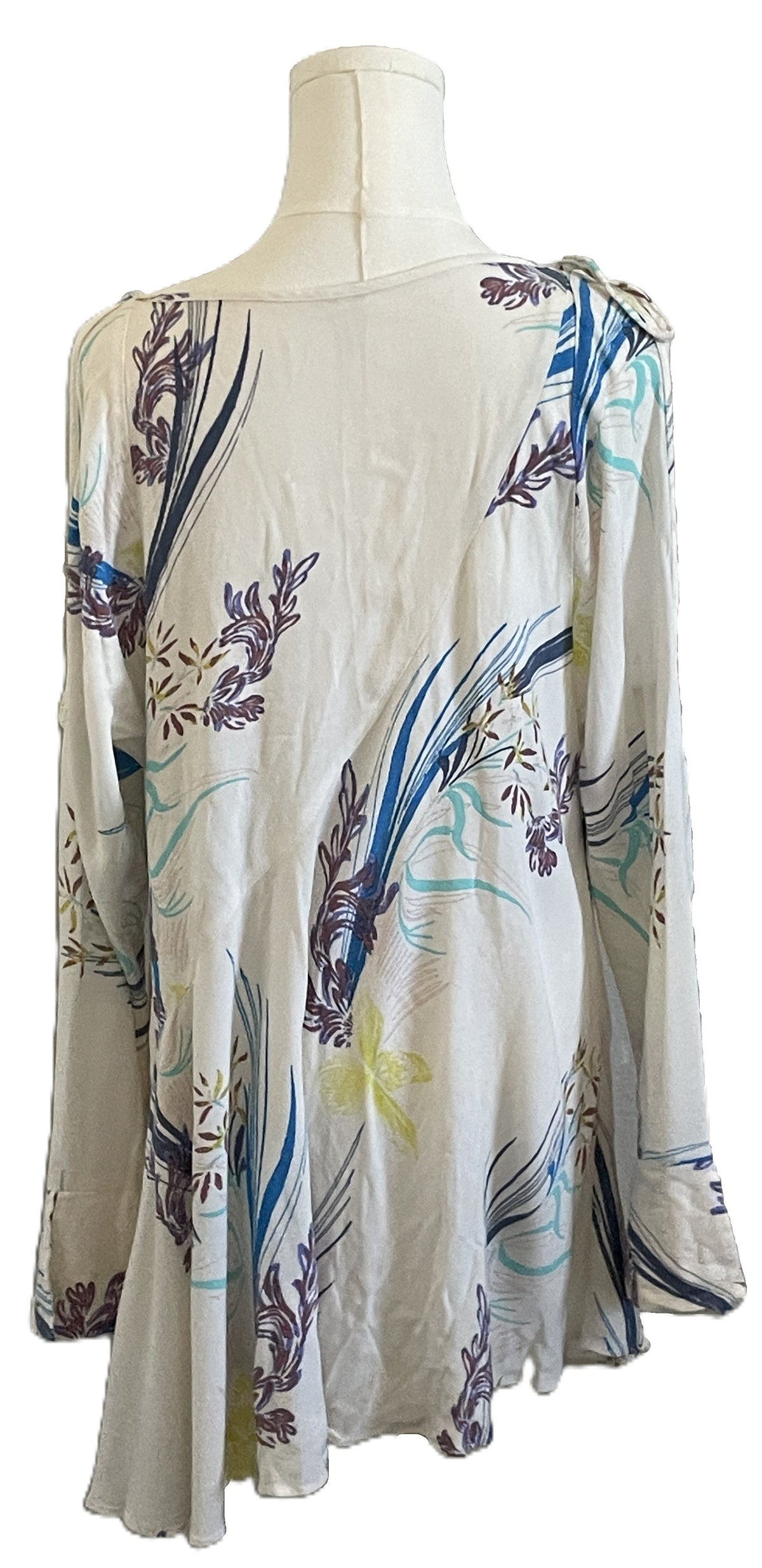 Free people casual coastal print dress 