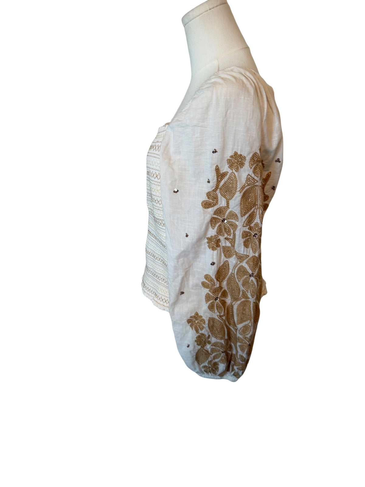 Anthropologie peasant top Size Large