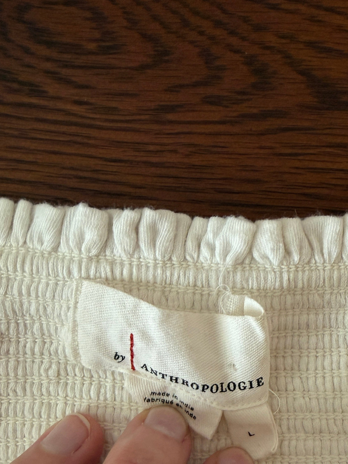 Anthropologie peasant top Size Large