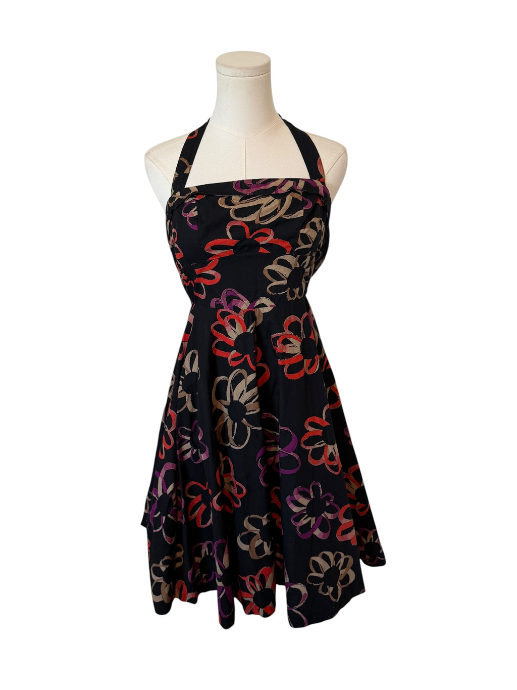 Girls from Savoy for Anthropologie Martagon Sketch floral halter dress