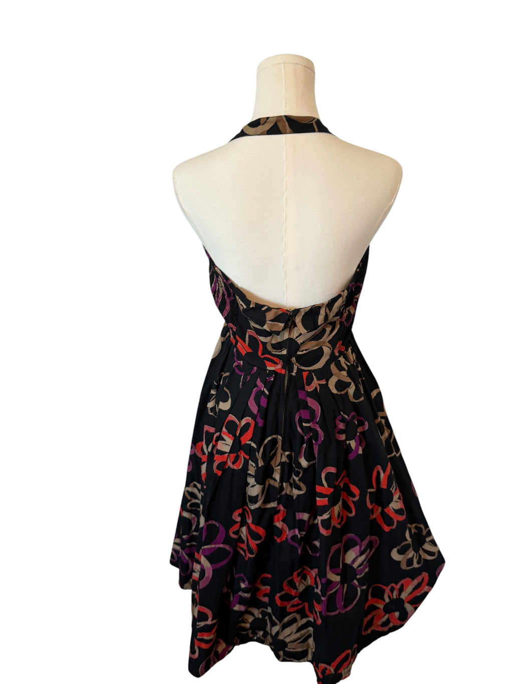 Girls from Savoy for Anthropologie Martagon Sketch floral halter dress