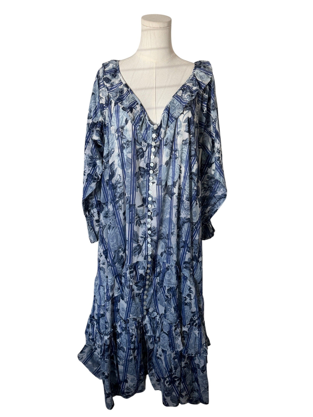 Free People Garden Wonders Printed Cotton Maxi Dress