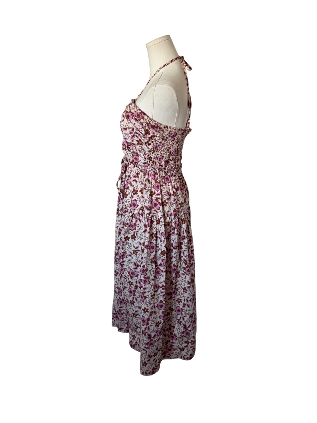 Jason Wu Convertible Floral-Print Halter Midi Dress