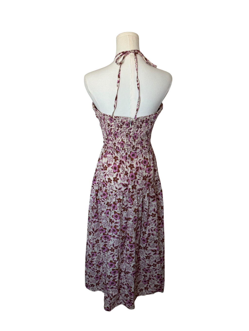 Jason Wu Convertible Floral-Print Halter Midi Dress