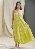 Devotion Twins tiered midi dress