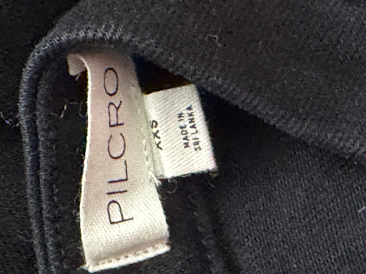 Pilcro High-Neck Flare Jumpsuit