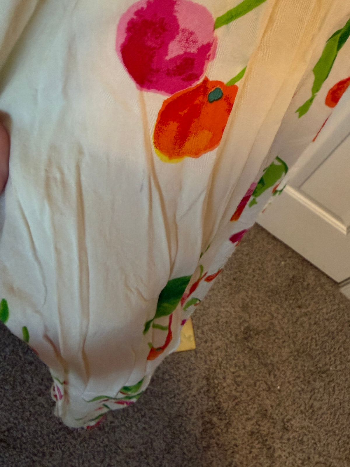 S/W/F Cherry Printed Maxi Dress