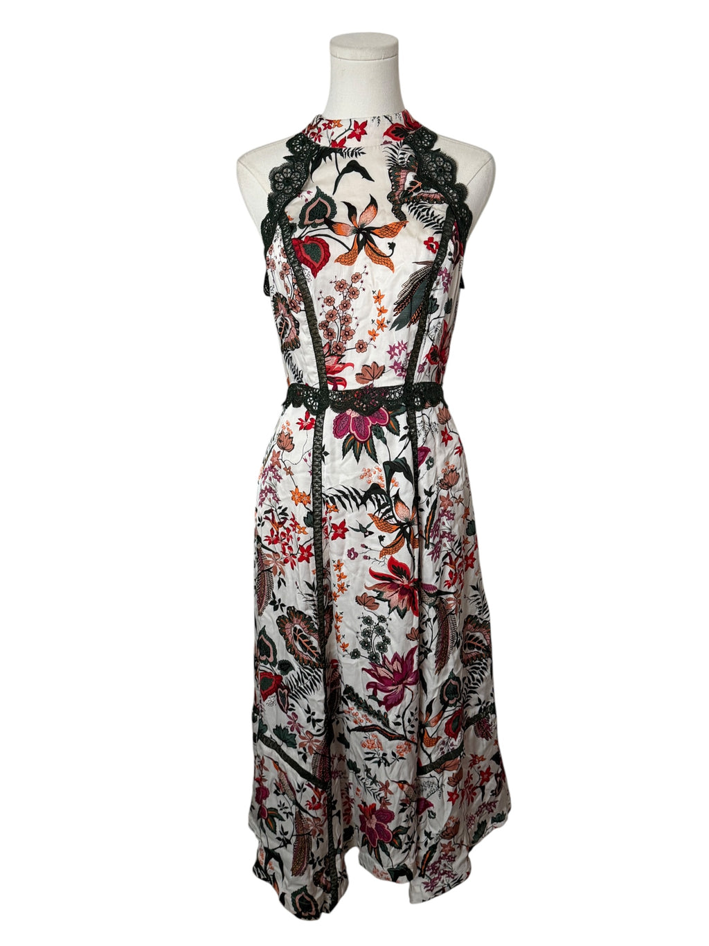 By Anthropologie Lace-Trim A-Line Dress