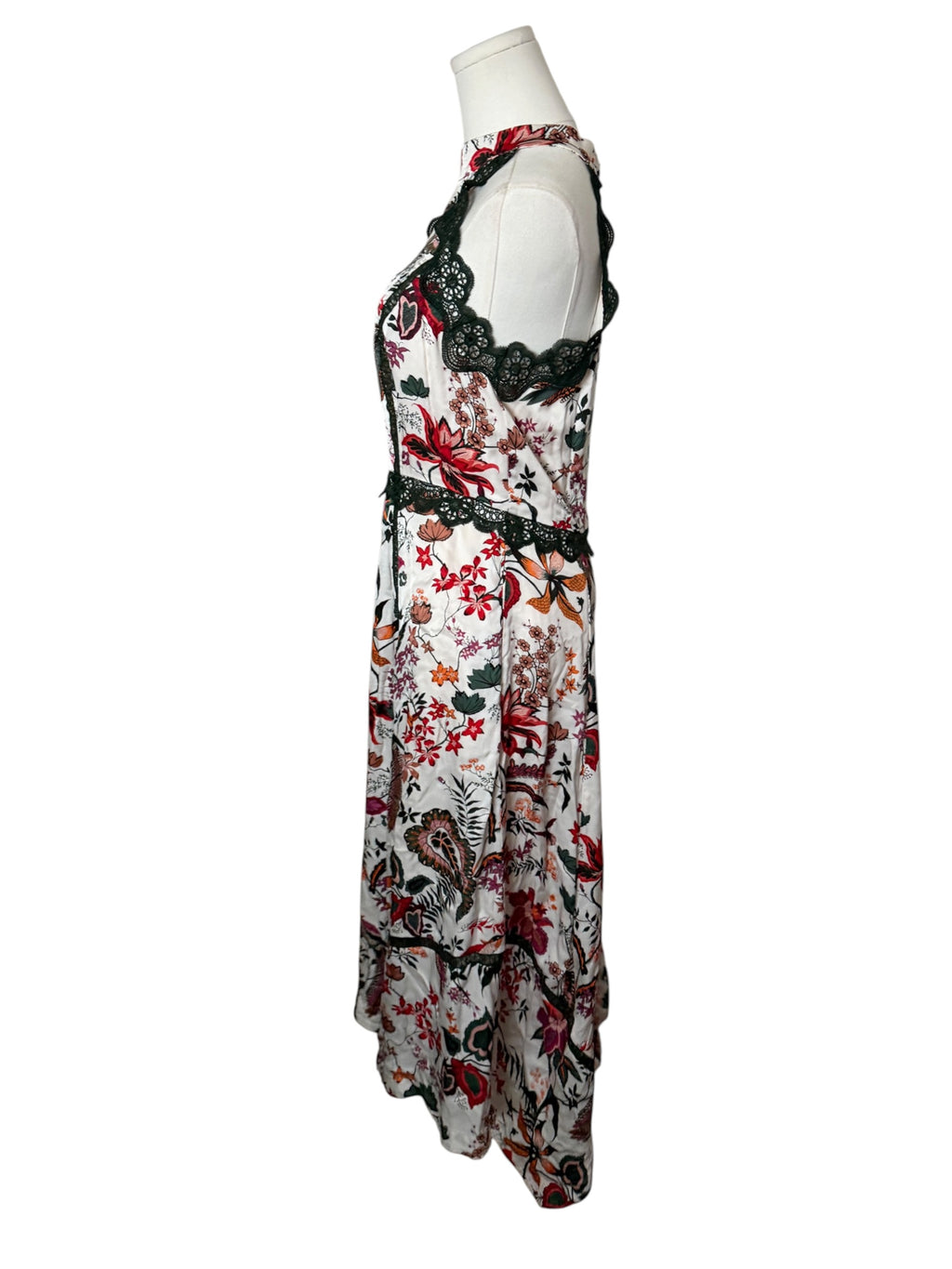 By Anthropologie Lace-Trim A-Line Dress