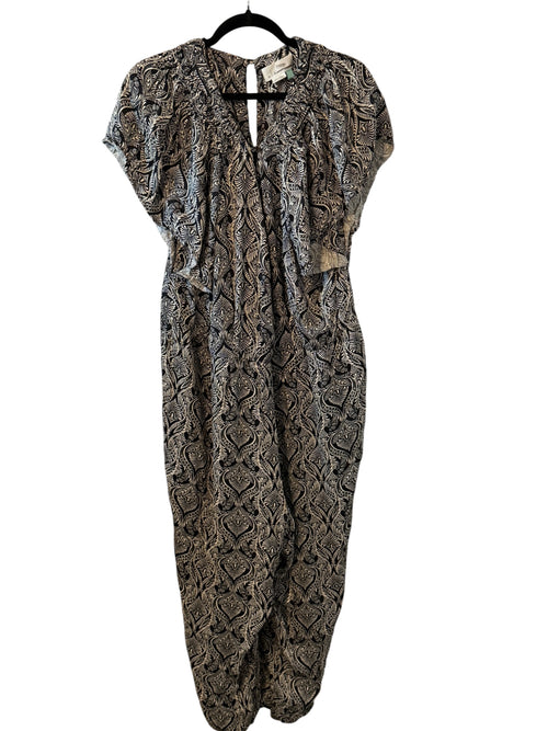Anthropologie Zadie Satin Jumpsuit
