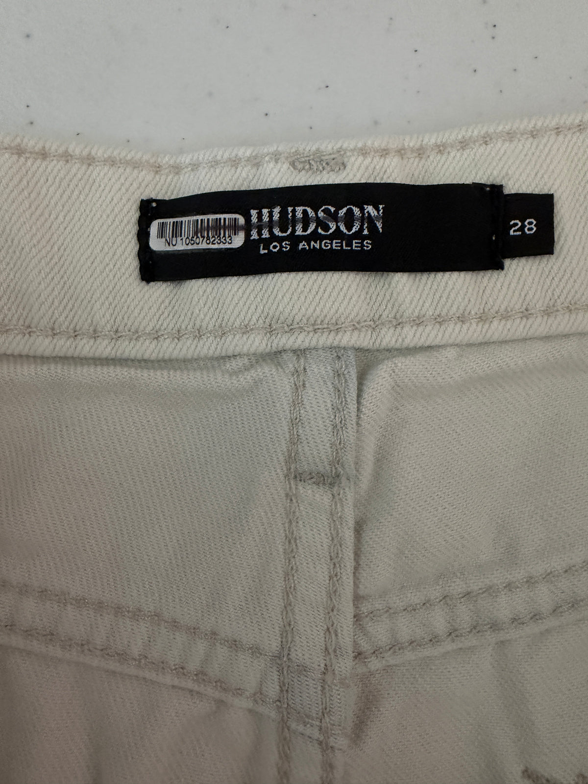 Hudson Jeans Devon High-Rise Patchwork Boyfriend Shorts