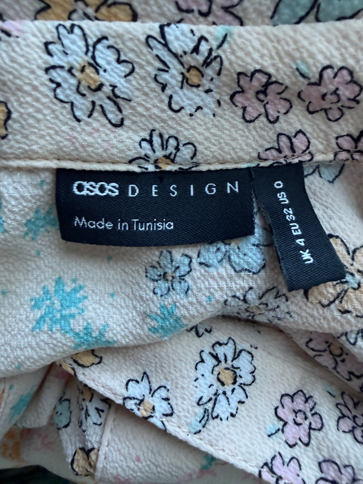 ASOS DESIGN button-front midi shirt dress