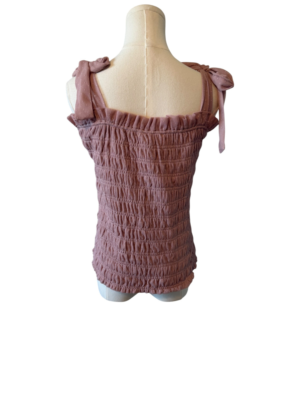 Anthropologie smocked cami