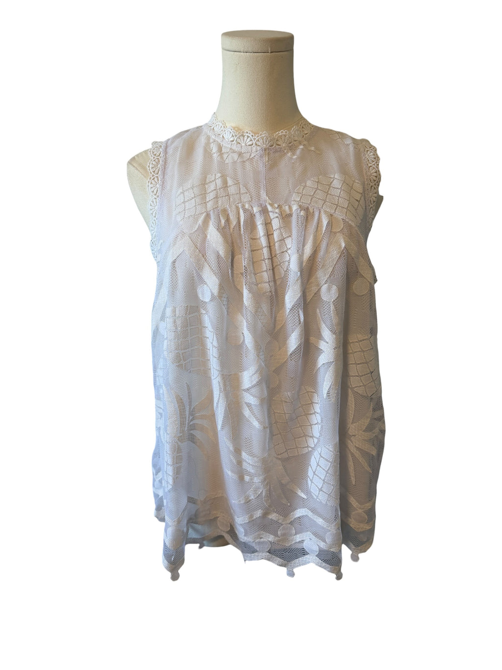 Maeve Pineapple Lace Blouse