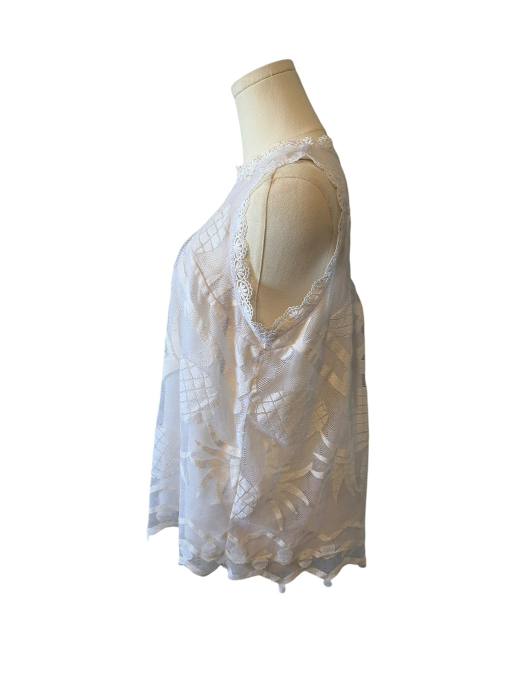 Maeve Pineapple Lace Blouse