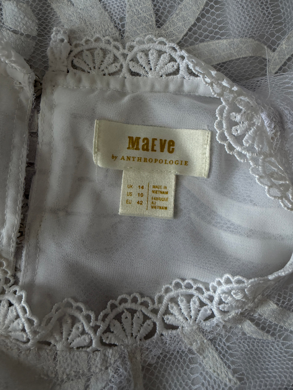 Maeve Pineapple Lace Blouse