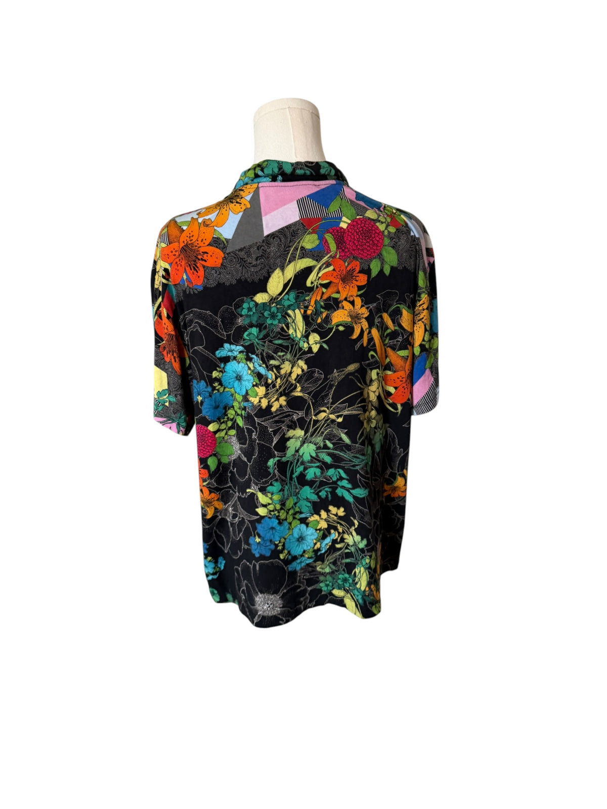 Johnny Was Nero Sequence Short Sleeve Polo Tee