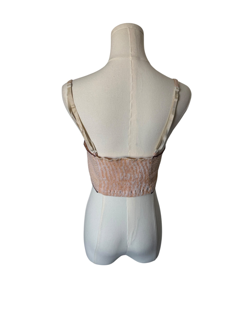 Free People Intimately stripped corset crop top