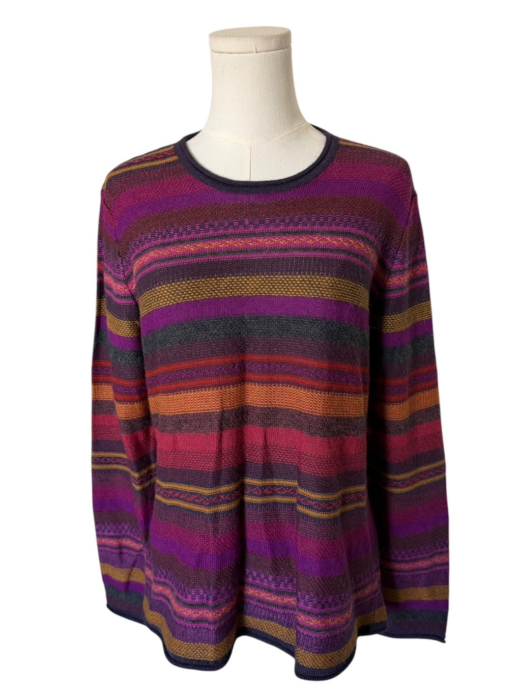 Pure Alpaca Arabela Purple Sweater