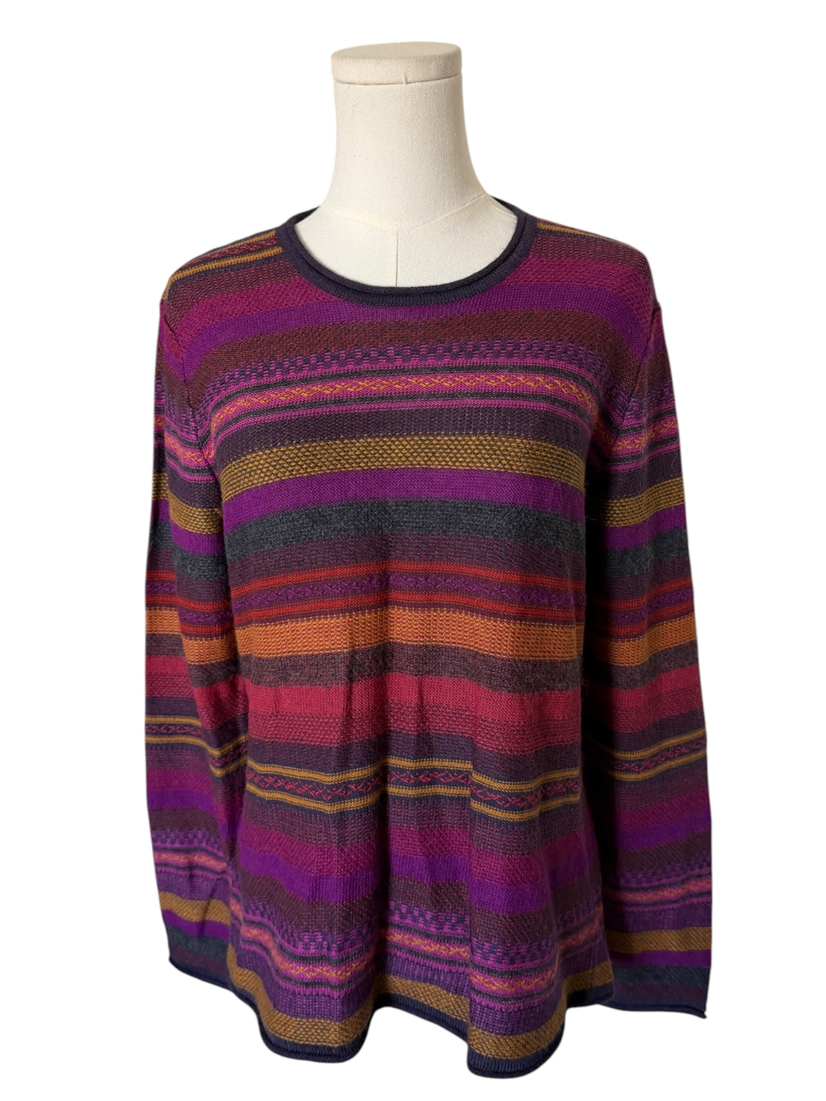Pure Alpaca Arabela Purple Sweater