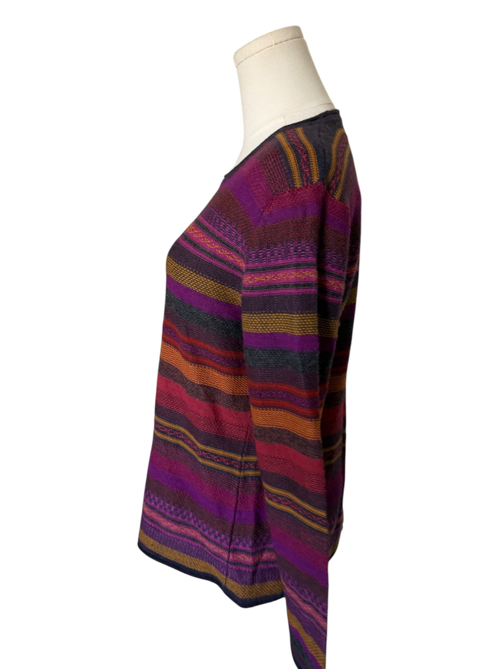 Pure Alpaca Arabela Purple Sweater