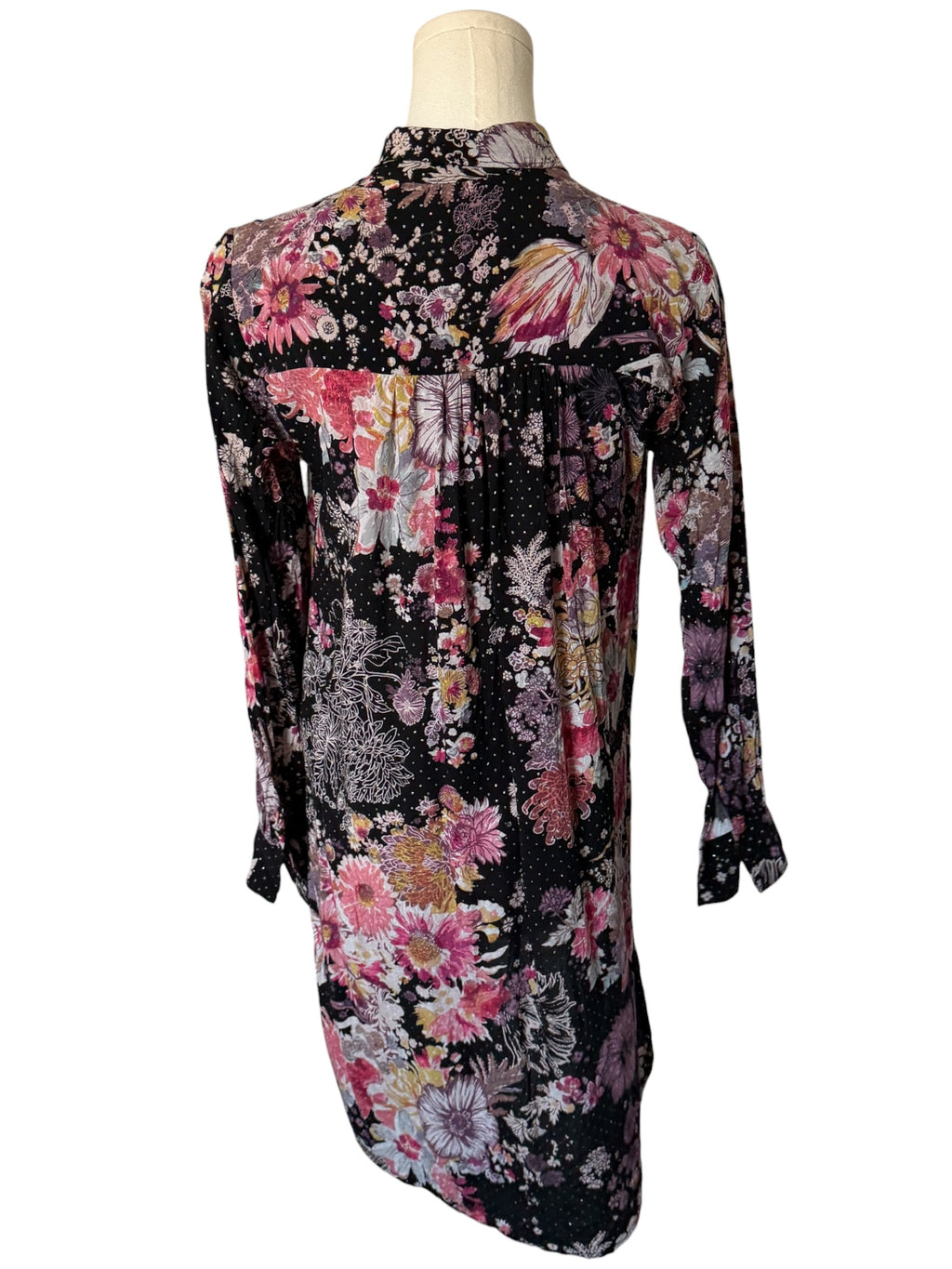 Anthropologie Maeve autumnal floral tunic