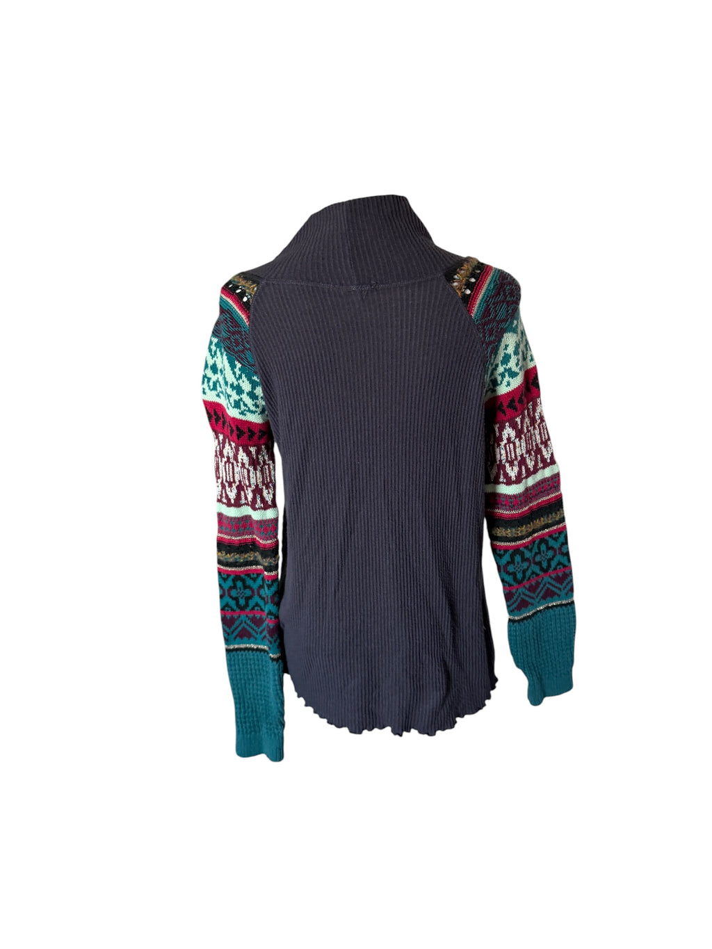 Free People charcoal combo Prism sweater