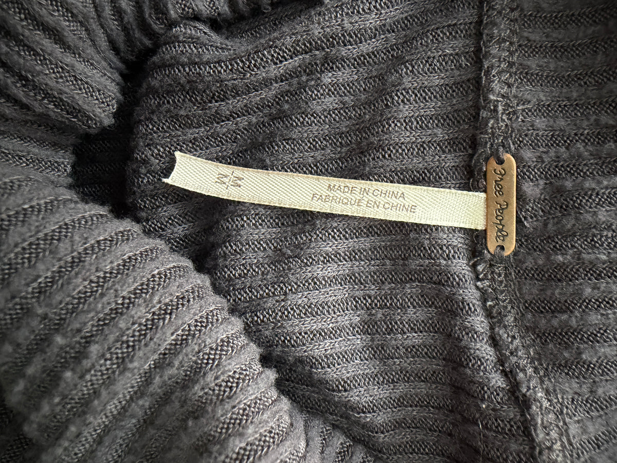 Free People charcoal combo Prism sweater