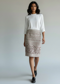 Carolina Herrera tweed pencil skirt