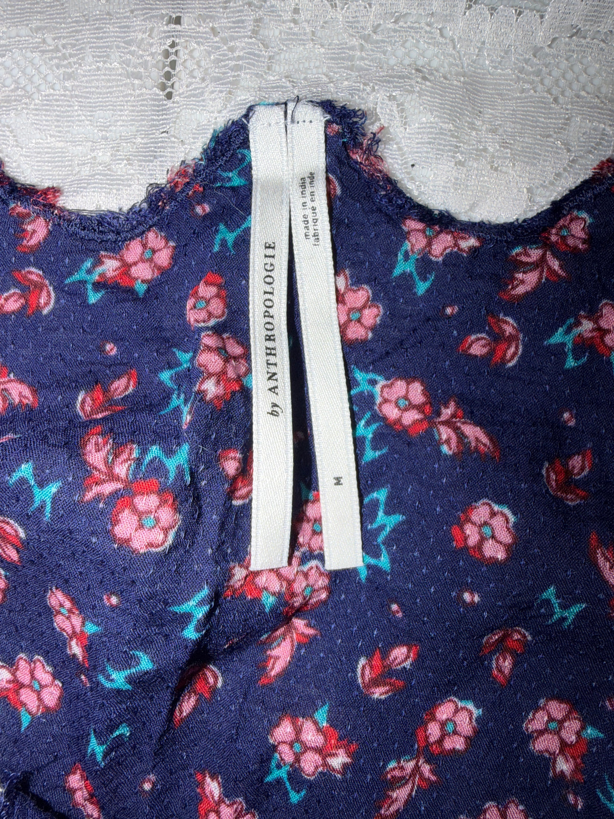 By Anthropologie Lace Sleep Top