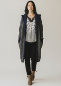 Anthropologie Sleeping on Snow hooded cardigan