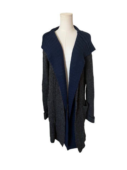Anthropologie Sleeping on Snow hooded cardigan