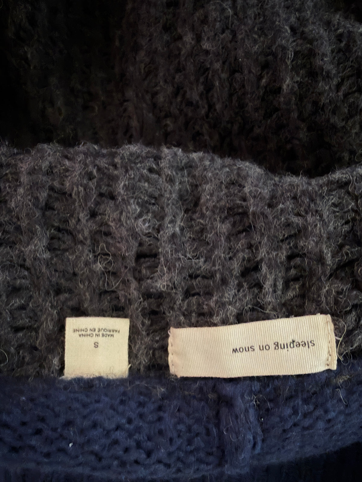 Anthropologie Sleeping on Snow hooded cardigan