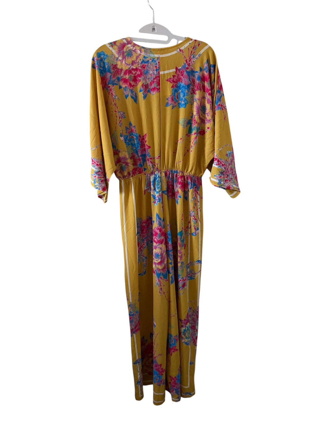 Flying Tomato Mustard Yellow Floral Jumpsuit