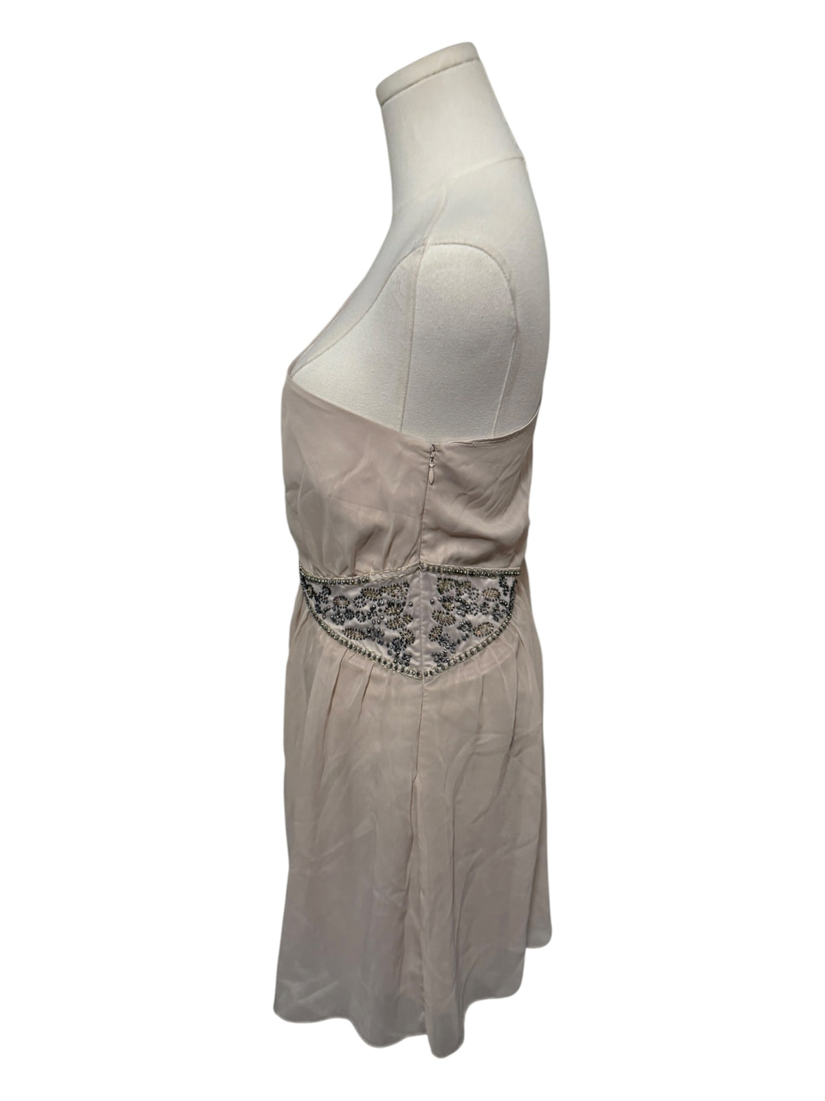 Free People Dancing in the Moonlight Chiffon One Shoulder Dress