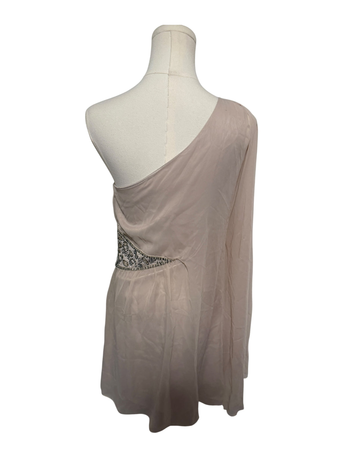 Free People Dancing in the Moonlight Chiffon One Shoulder Dress