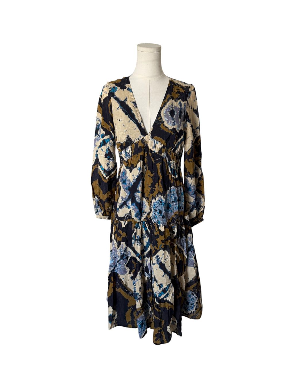 Arden Tie-Dye Midi Dress by Anthropologie