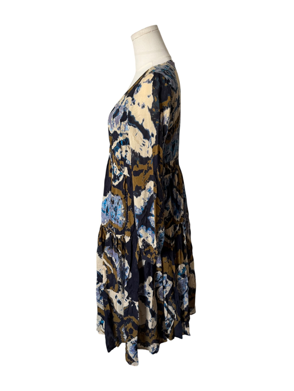 Arden Tie-Dye Midi Dress by Anthropologie