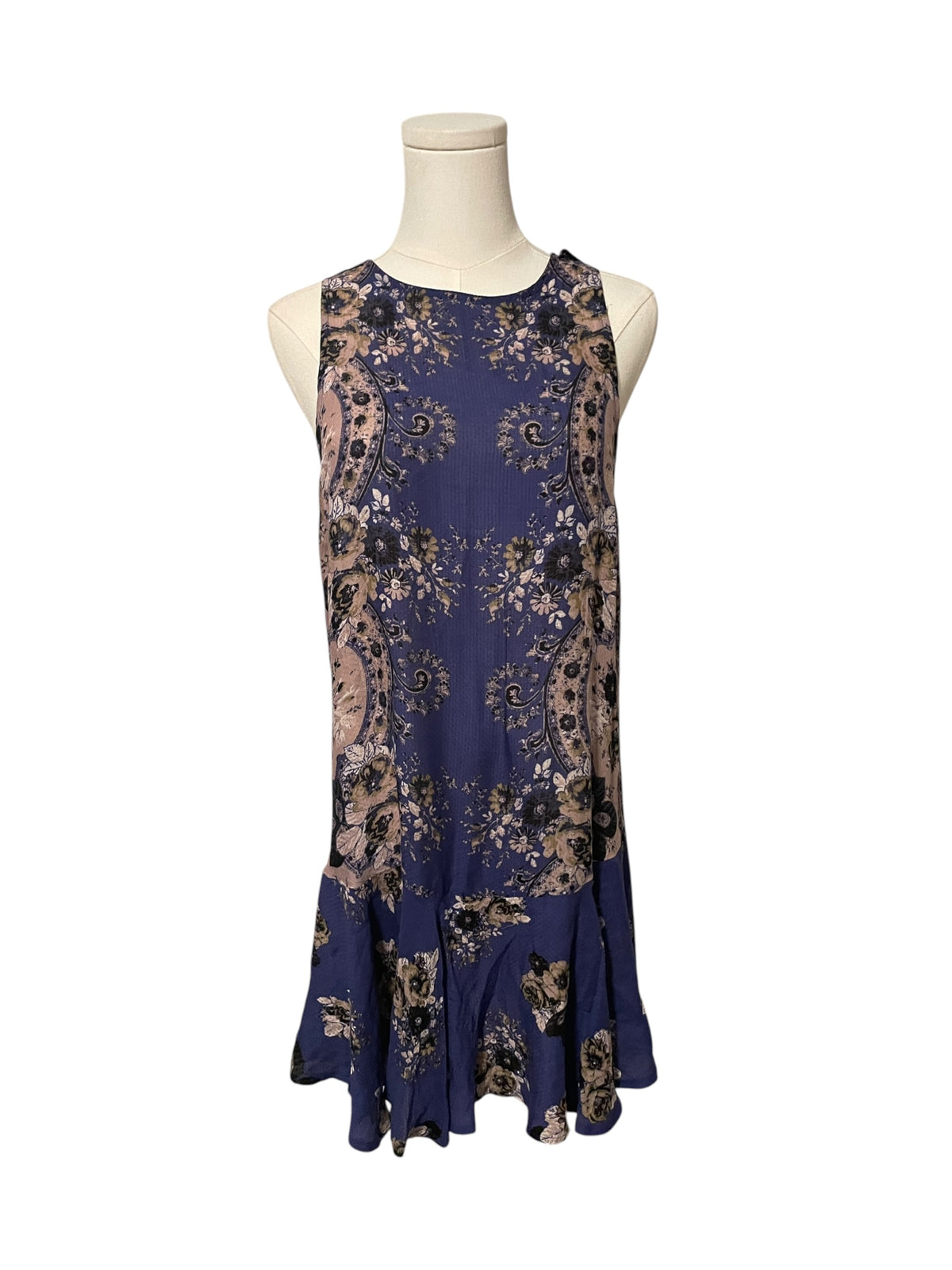 Free People Intimately dobby dot flouncy slip dress