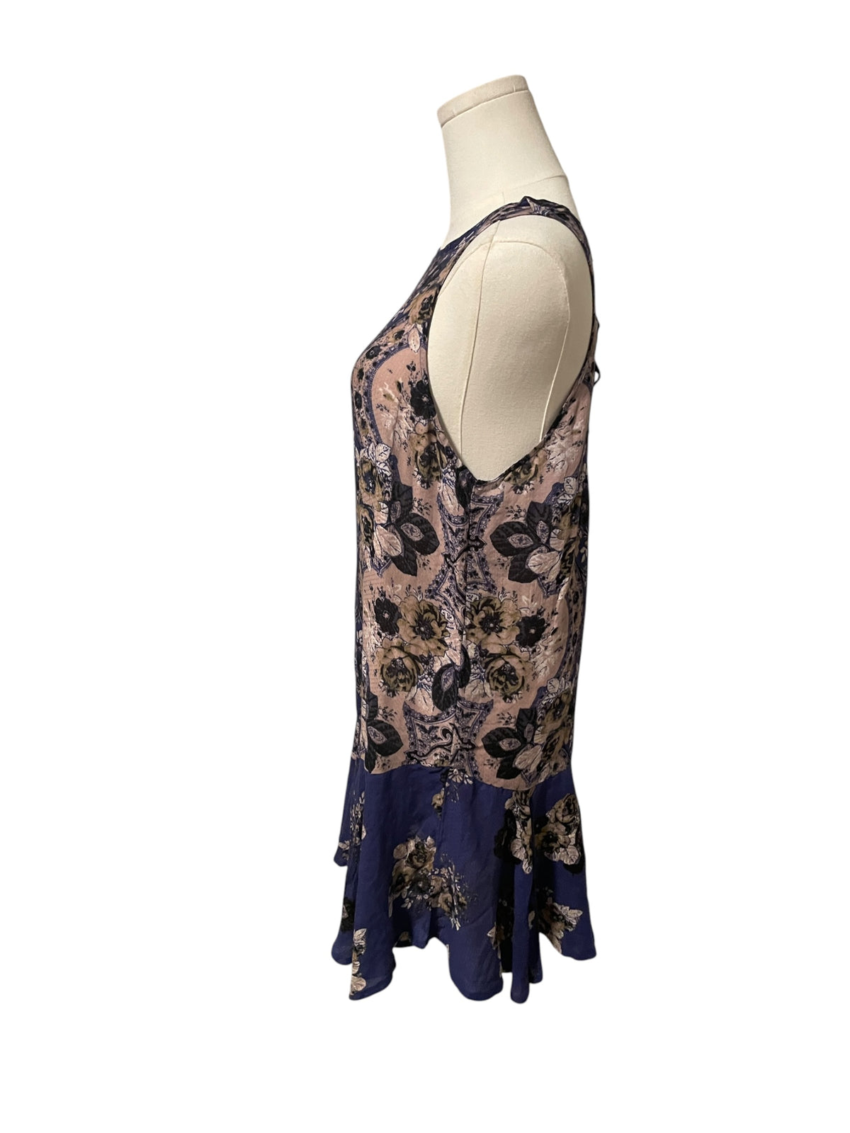 Free People Intimately dobby dot flouncy slip dress