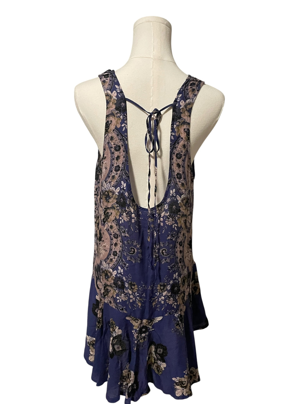 Free People Intimately dobby dot flouncy slip dress