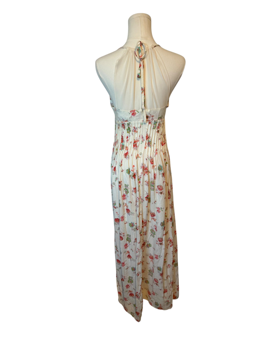 LC Lauren Conrad Floral Pintucked Maxi Dress