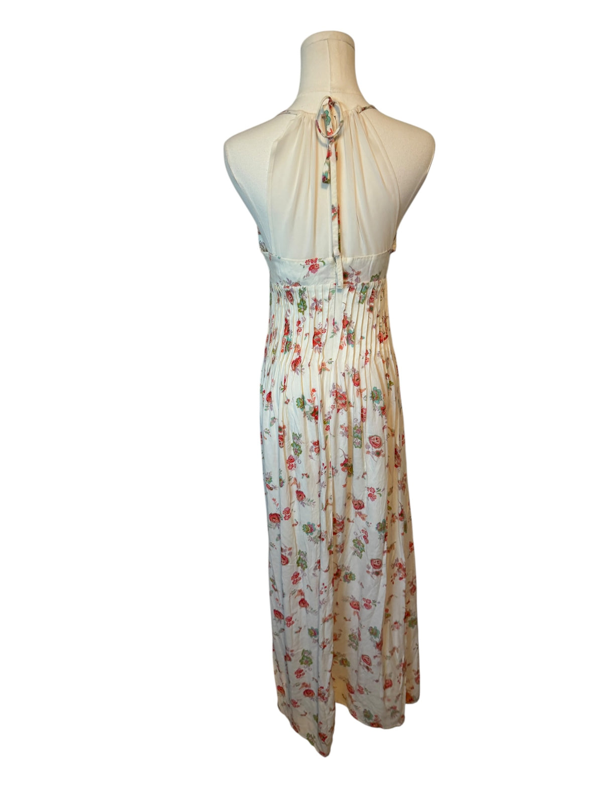 LC Lauren Conrad Floral Pintucked Maxi Dress