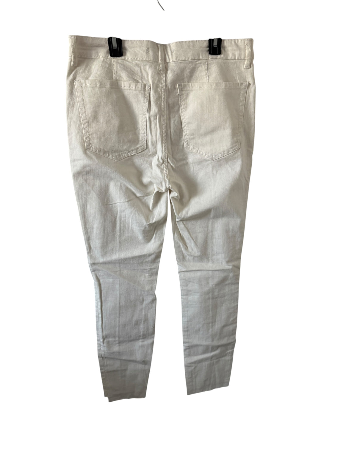 Free People Step Hem Pintuck Skinny Jeans in white