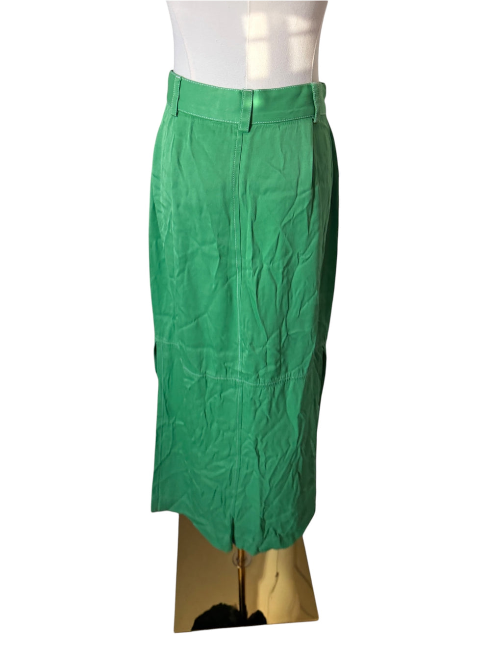 See By Chloé green button-front midi/long utility skirt