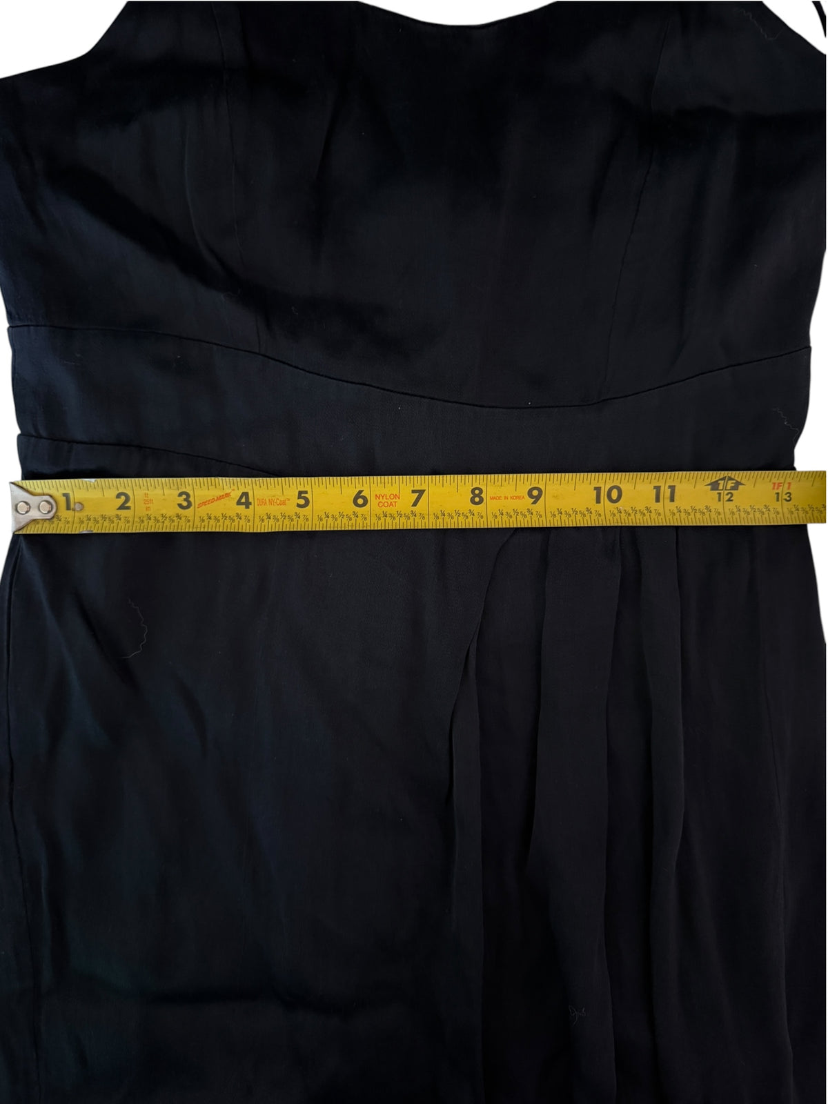 navy Sweetheart Side-Slit Slip Dress from Anthropologie