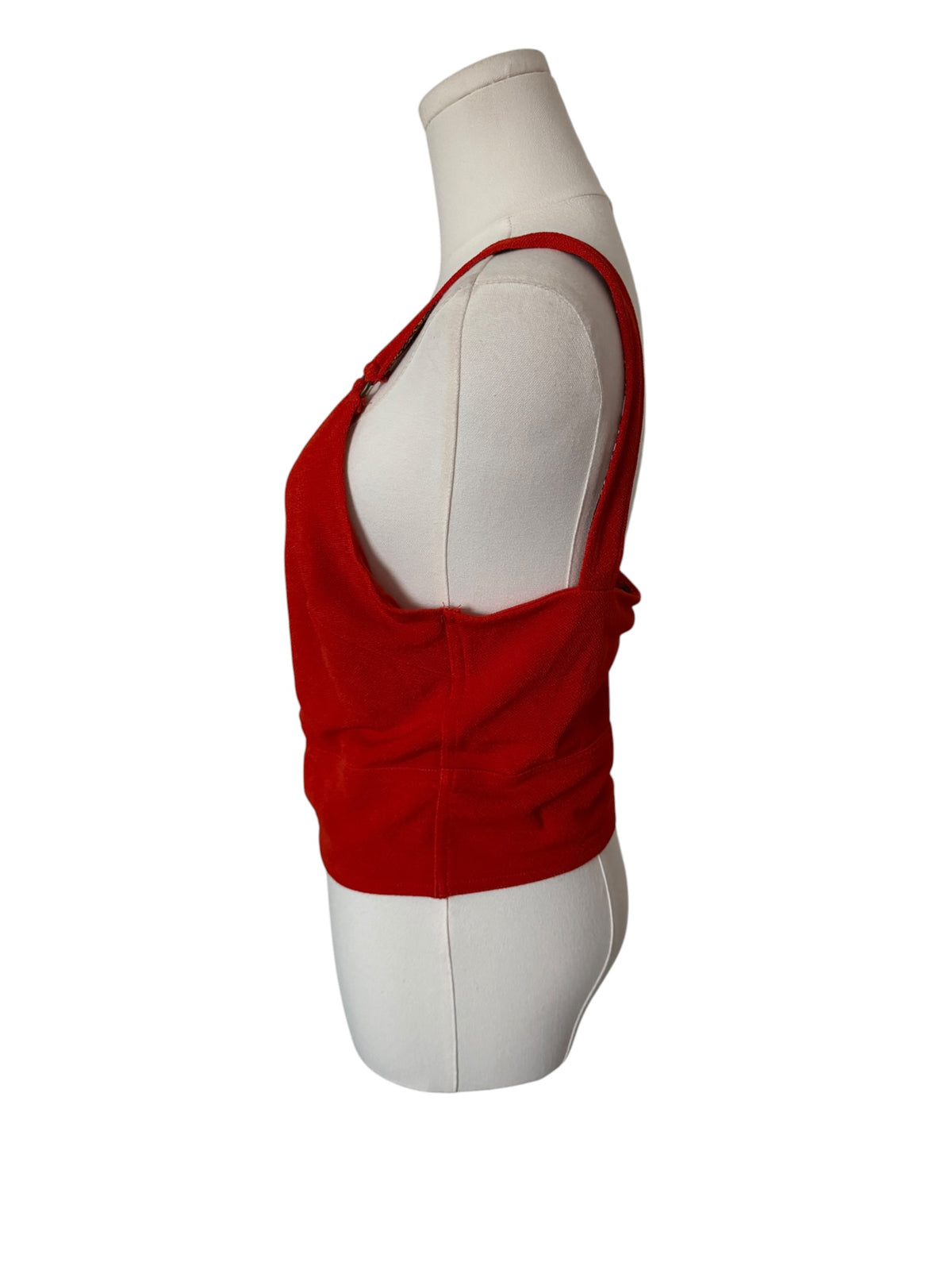 Free People Paisley Pop Tank Top in red