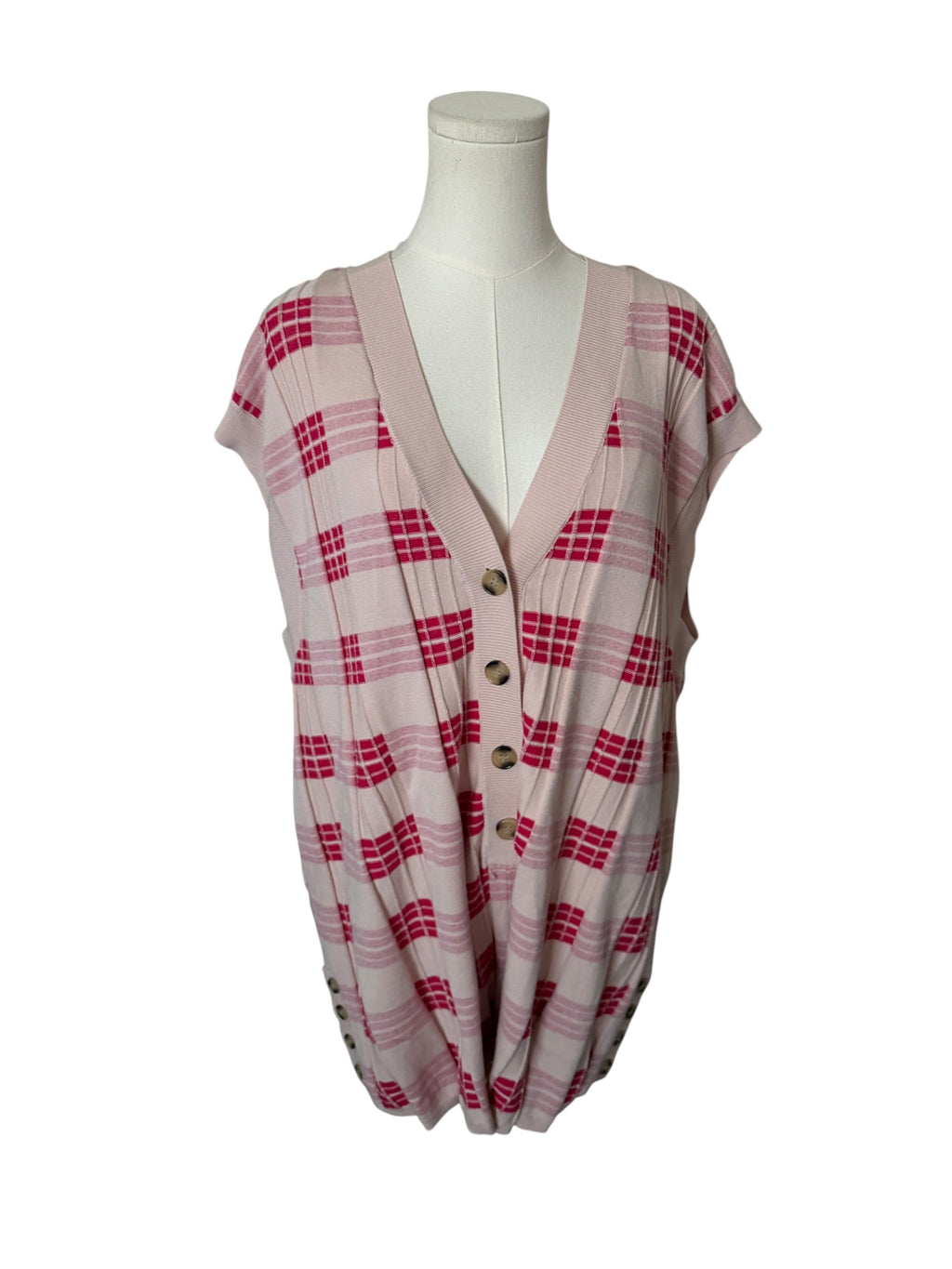 Free People Lewis Plaid Romper