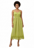 Adelyn Rae Danna Strappy Embroidered Sundress