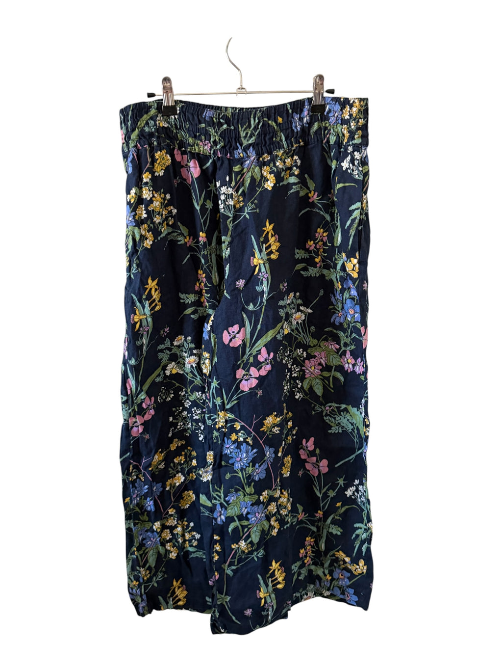 Anthropologie Floral Wide Leg Pants